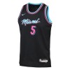 Maillot Homme Miami Heat Nikola Jovic 2025-26 Nike City Edition Noir Swingman